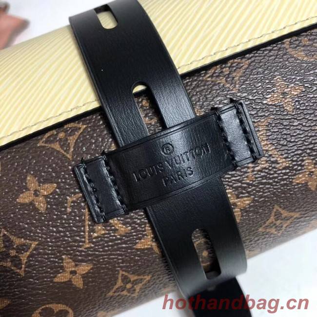 Louis vuitton monogram canvas GLASSES CASE M43903 creamy-white