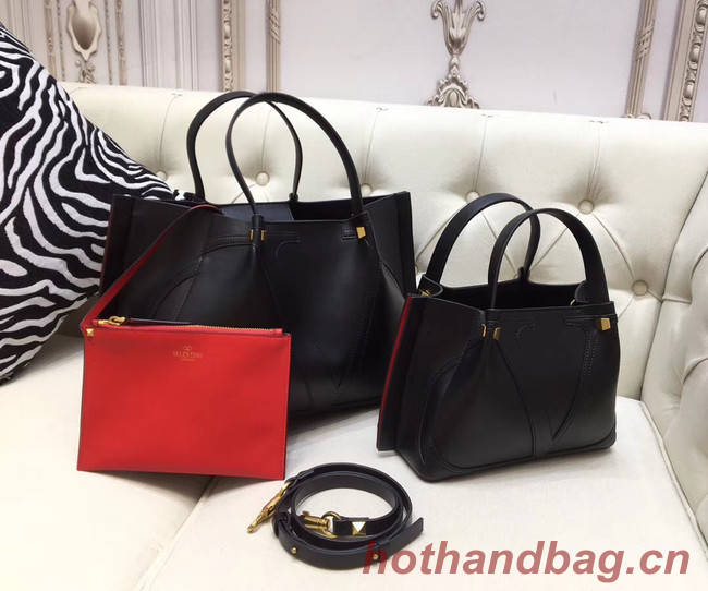 VALENTINO Origianl leather tote 9077 black