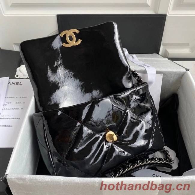 chanel 19 flap bag AS1160 Black