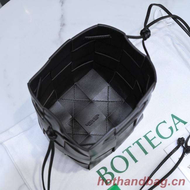 Bottega Veneta Small Cassette Bucket Bag 680218 black