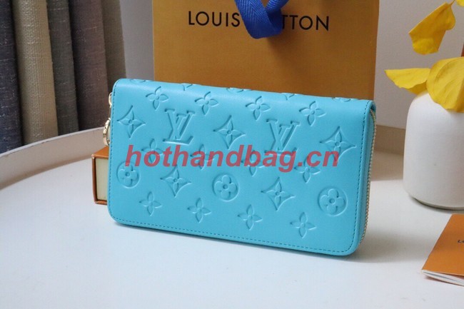 Louis vuitton ZIPPY WALLET M81510 sky blue