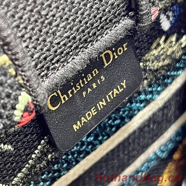 MINI DIOR BOOK TOTE PHONE BAG Embroidery S5555CES-6