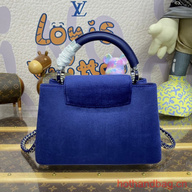 Louis Vuitton Velvet CAPUCINES BB N93164 Midnight Blue