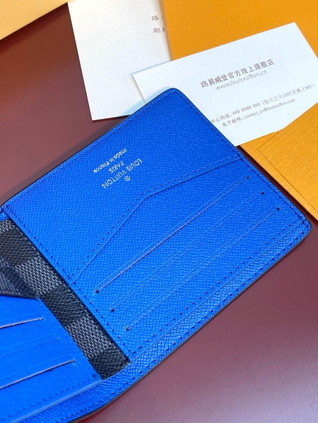 Louis Vuitton Pocket Organizer N00092 Indigo Blue