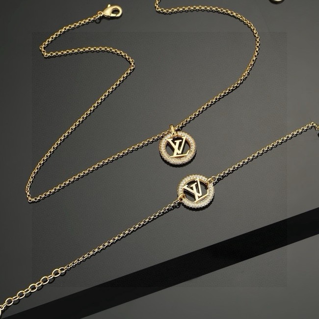 Louis Vuitton necklace&Earring&Bracelet CE16330
