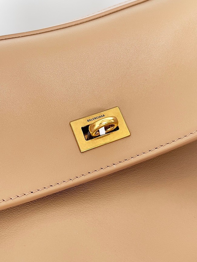 Balenciaga Rodeo Handbag smooth calfskin 795457 Apricot