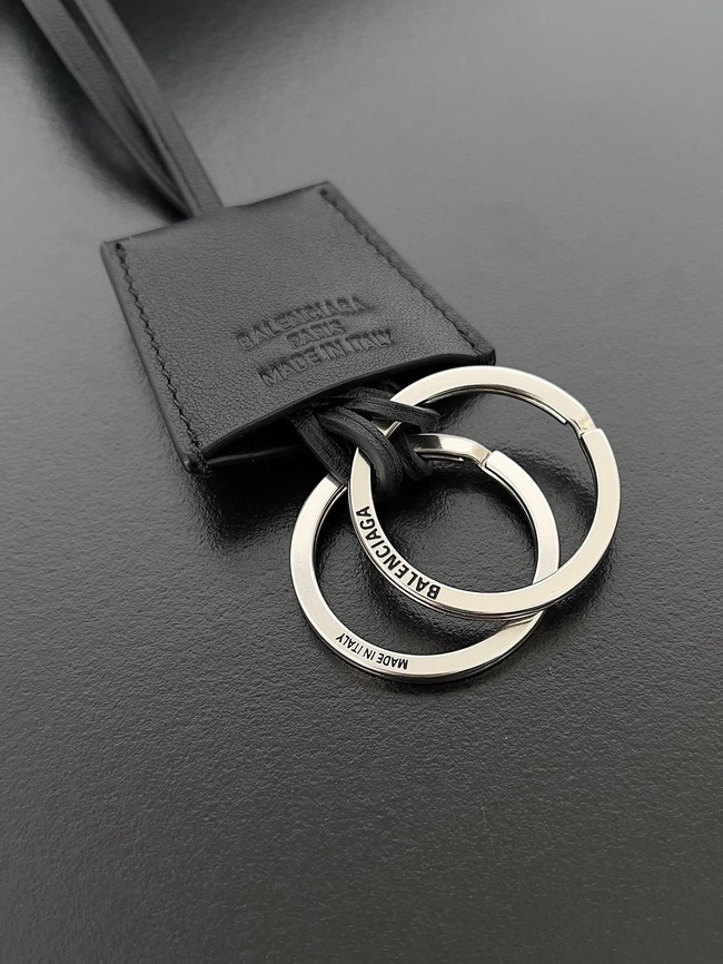 Balenciaga Rodeo Mini Handbag smooth calfskin 795455 black&Silver