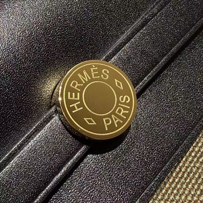 Hermes mini Herbag 20CM Original Canvas Leather & Calfskin 48888-3