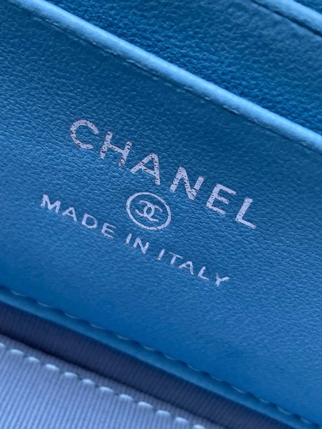 Chanel CLUTCH WITH CHAIN Denim AP4404 blue