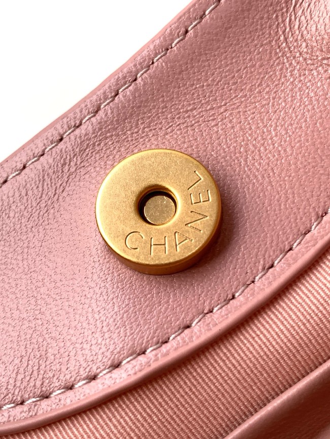 Chanel SUEDE mini 31 bag AP3656 pink