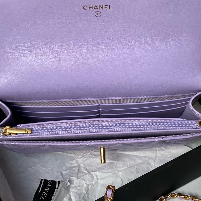 Chanel CLUTCH WITH CHAIN AP4062 Purple