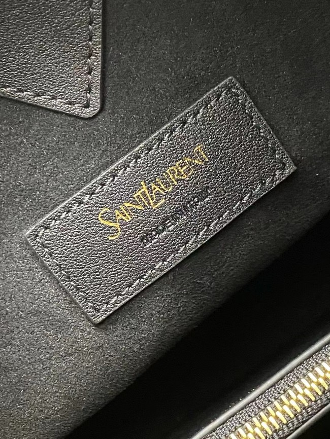 SAINT LAURENT Y SMALL BUCKET IN LEATHER 808224 BLACK