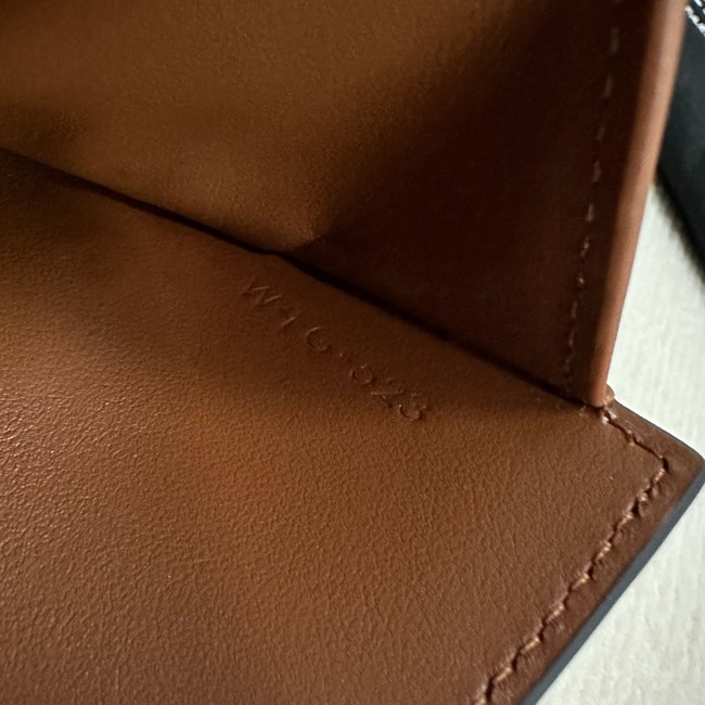 Celine CARD HOLDER WITH FLAP 16 IN SATINATED CALFSKIN 10M523 tan