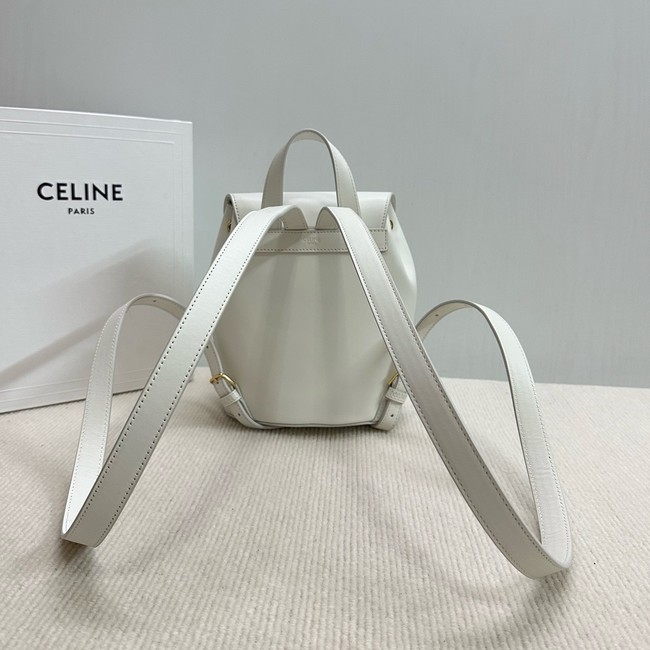 Celine BACKPACK CELINE BONNIE IN SMOOTH CALFSKIN 118703 RICE