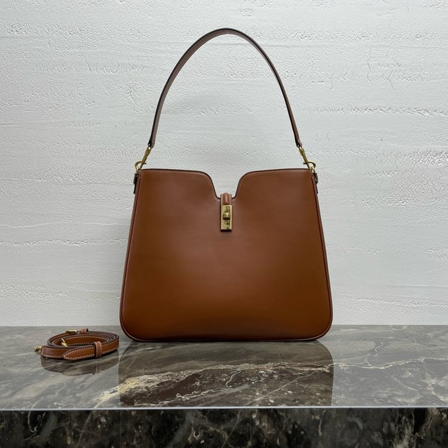 Celine MEDIUM CAMILLE 16 SOFT BAG IN SMOOTH CALFSKIN 119563 TAN