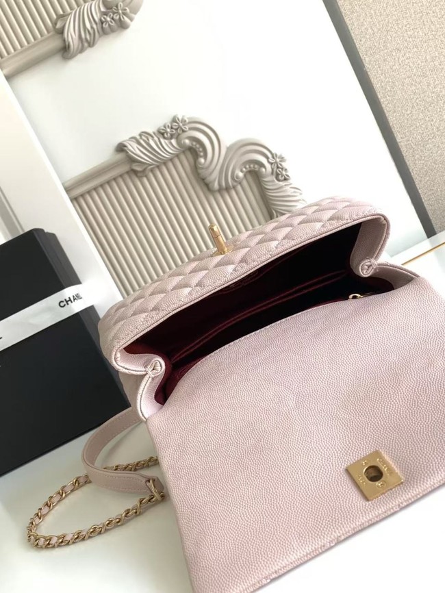 Chanel FLAP BAG WITH TOP HANDLE AS92990-1