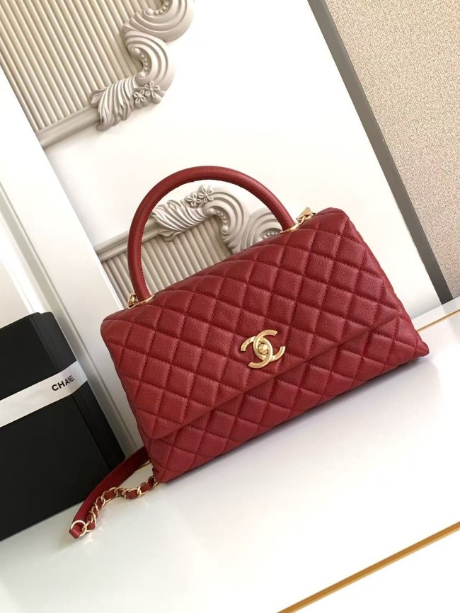 Chanel LARGE FLAP BAG WITH TOP HANDLE 92991-12