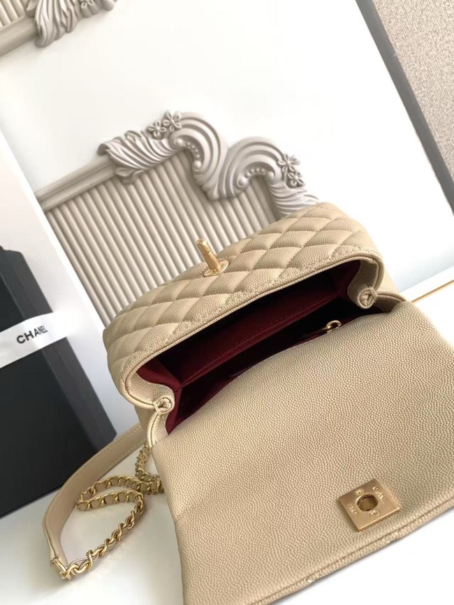 Chanel MINI FLAP BAG WITH TOP HANDLE AS2215-4