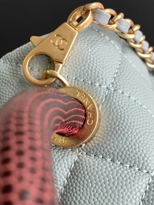 Chanel MINI FLAP BAG WITH TOP HANDLE AS2215-5