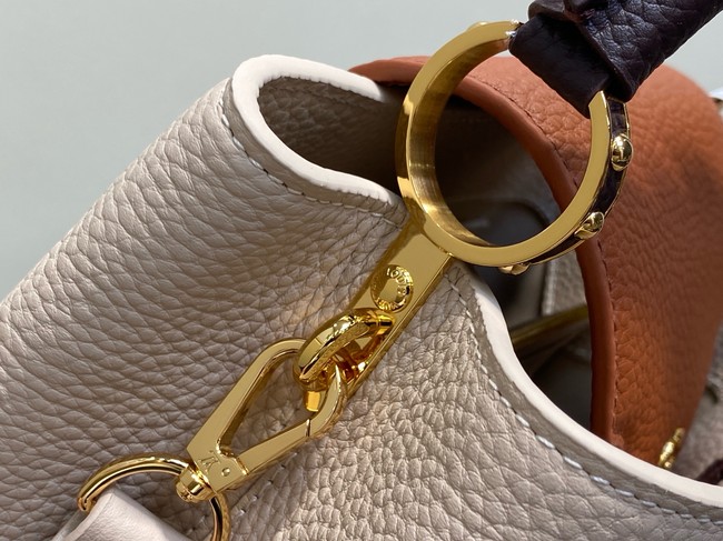 Louis Vuitton Capucines BB M12345 Galet& Tan & Chocolate