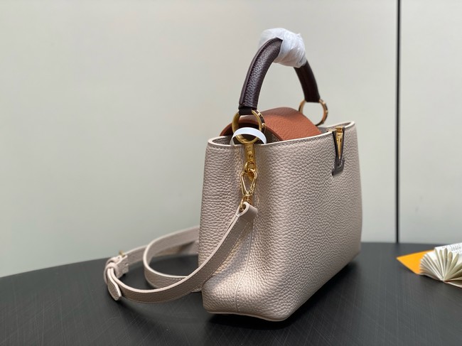 Louis Vuitton Capucines BB M12345 Galet& Tan & Chocolate