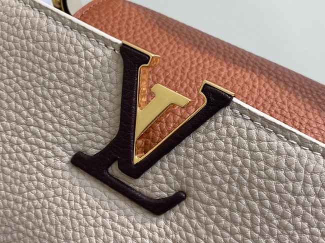 Louis Vuitton Capucines BB M12345 Galet& Tan & Chocolate