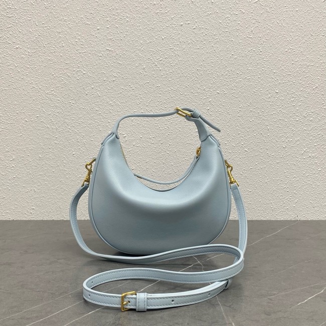 Celine TEEN CELINE LULU IN SUPPLE GRAINED CALFSKIN 120723 ice blue