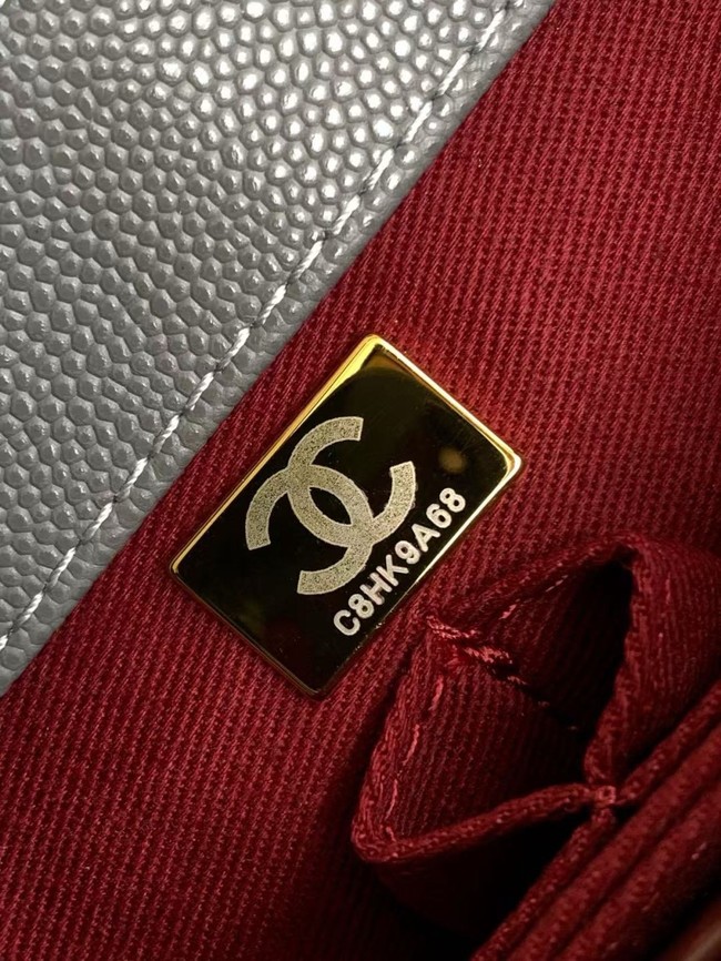 Chanel MINI FLAP BAG WITH TOP HANDLE AS2215-16