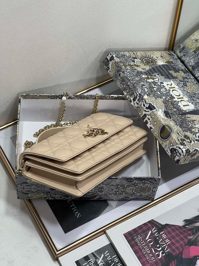 My Dior Mini Bag Cannage Lambskin S0980ONMJ Powder Beige