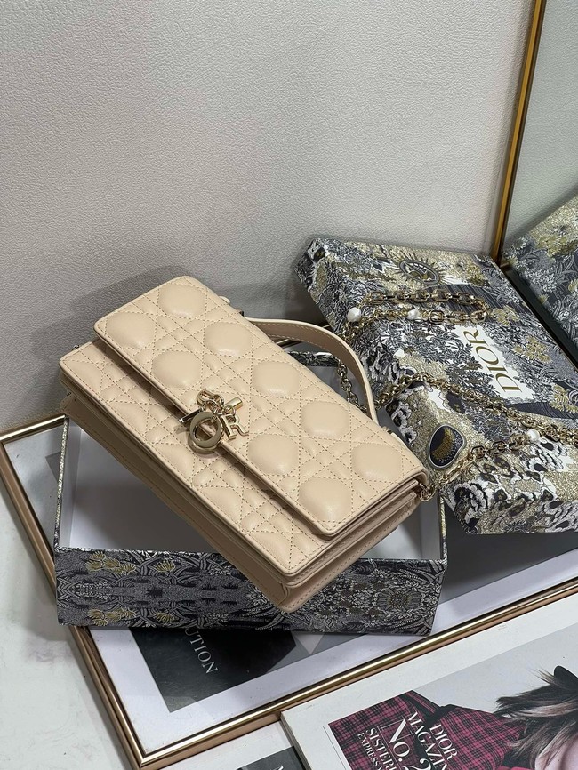 My Dior Mini Bag Cannage Lambskin S0980ONMJ Powder Beige