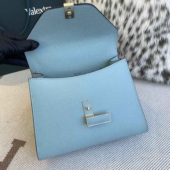 Valextra Iside Top Handle Medium Bag 56028 BLUE