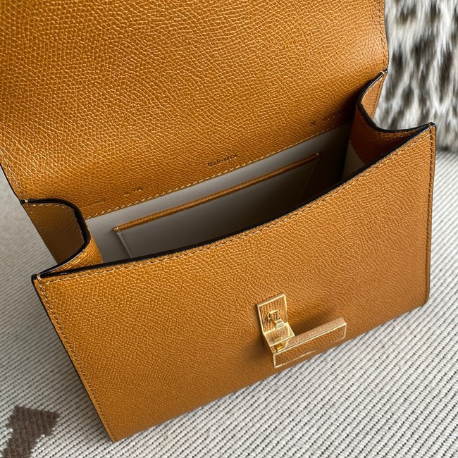 Valextra Iside Top Handle Medium Bag 56028 HAVANA BROWN