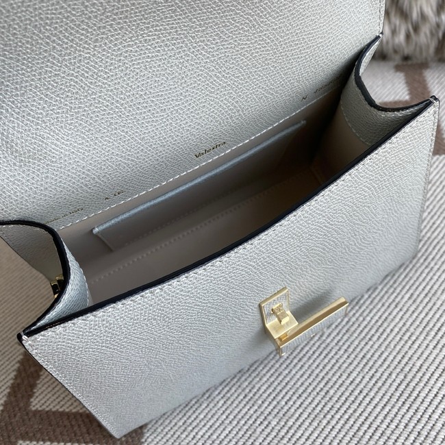 Valextra Iside Top Handle Medium Bag 56028 OFF WHITE