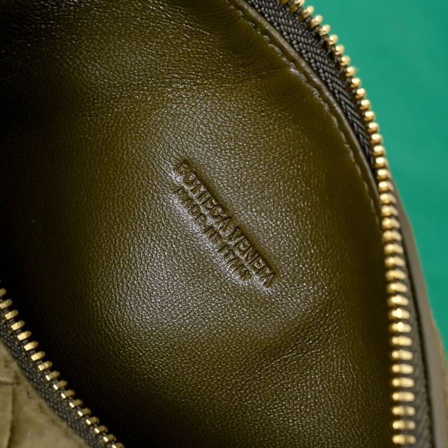 Bottega Veneta Mini Wallace Suede 754443 green