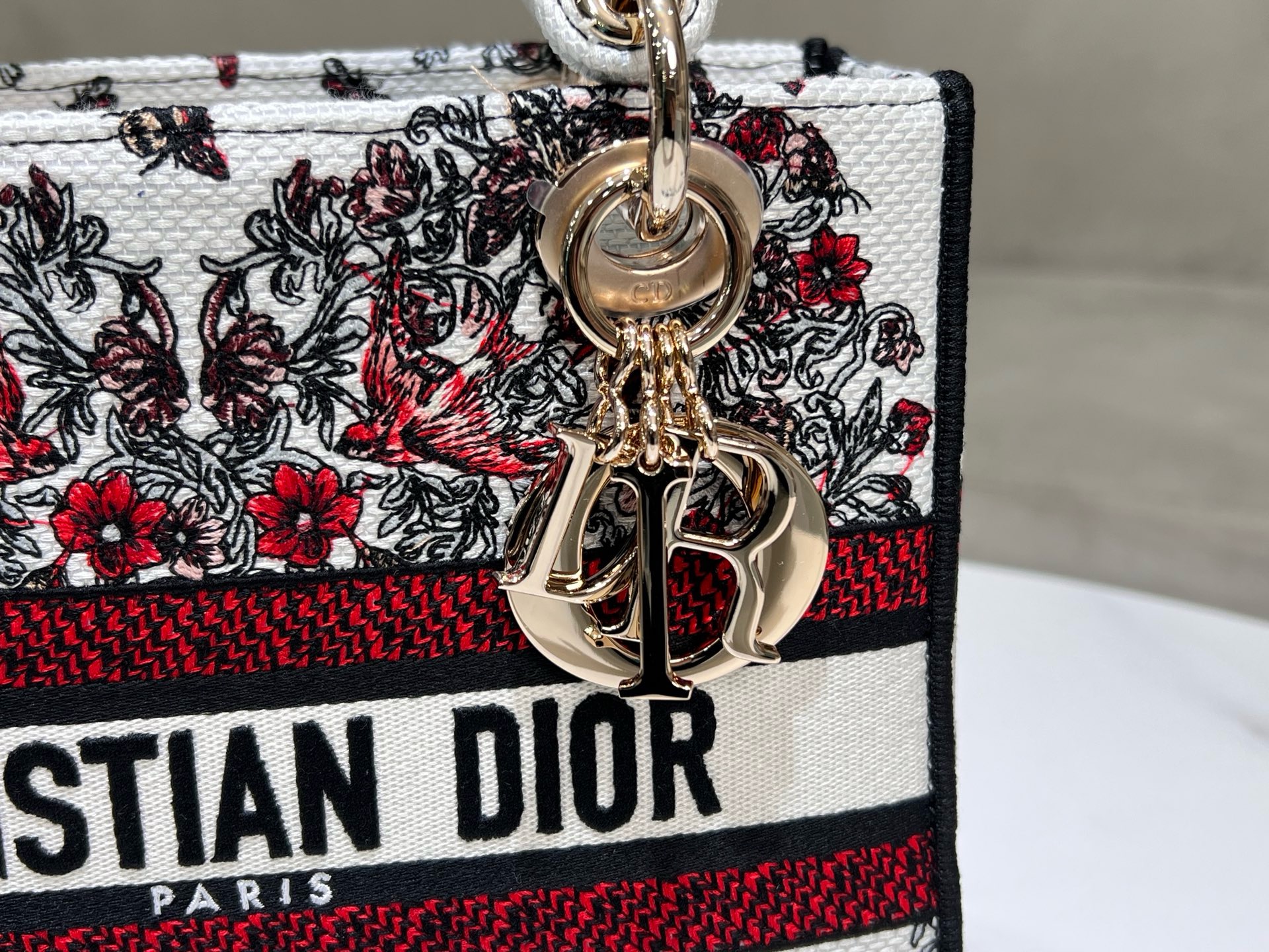Dior Medium Lady D-Lite Bag Embroidery M0565OECZ-21