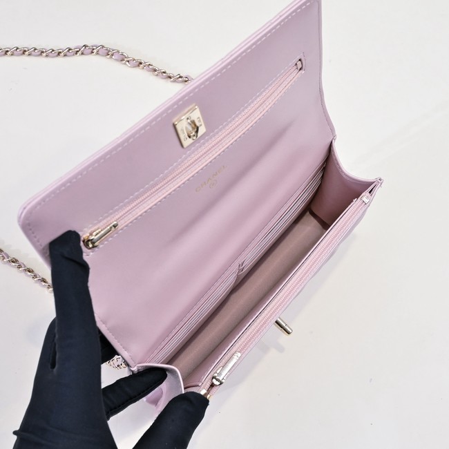 Chanel WALLET ON CHAIN AS4537 pink