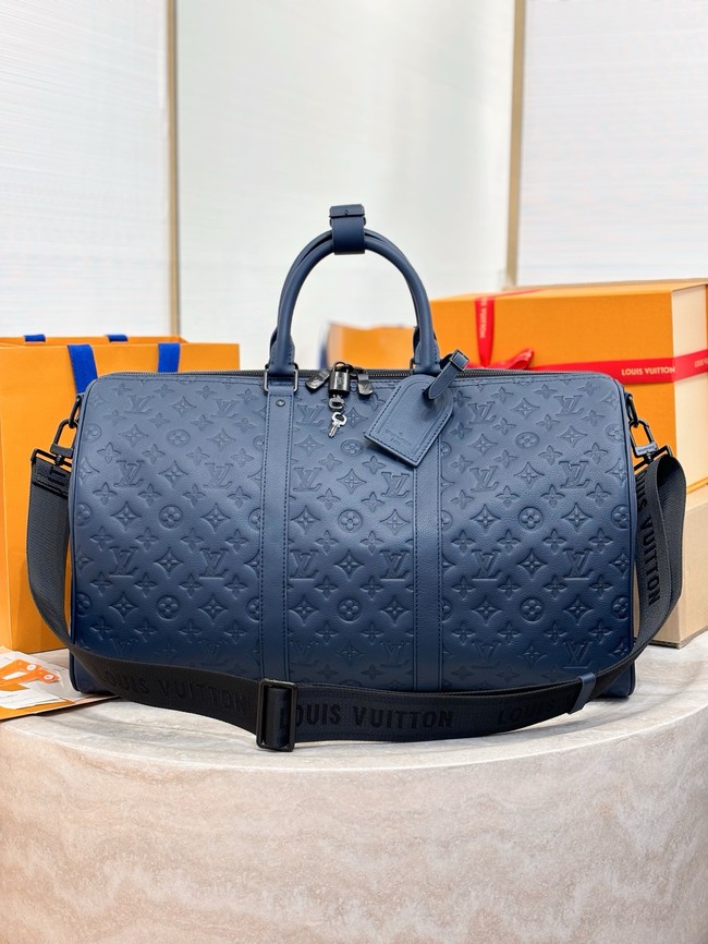 Louis Vuitton Keepall Bandouliere 50 M14840 Navy Blue
