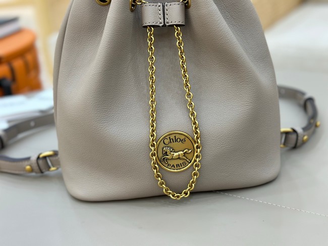 CHLOE leather shoulder bag 9965 gray
