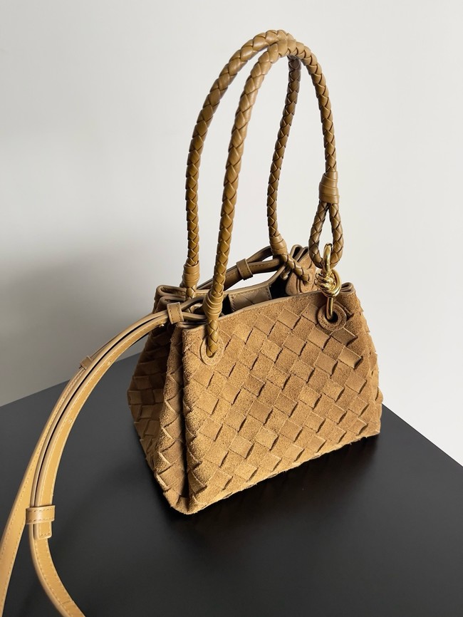 Bottega Veneta Suede Small Parachute 796569 brown