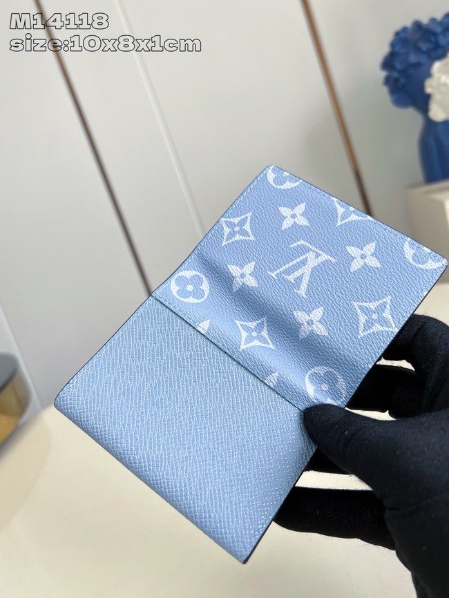 Louis Vuitton Card Holder M14118 blue