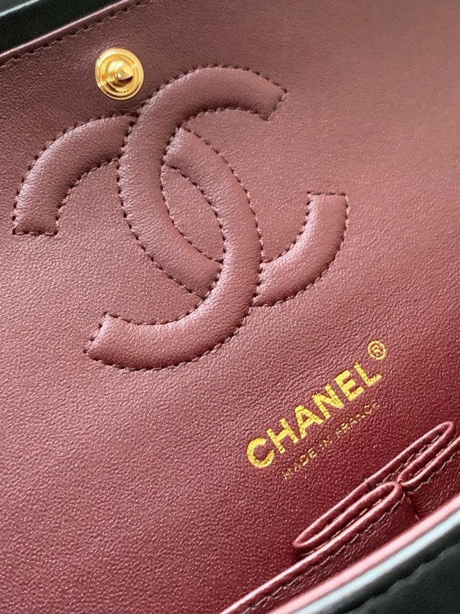 Chanel CLASSIC Original Leather 11.12 HANDBAG 1112 black