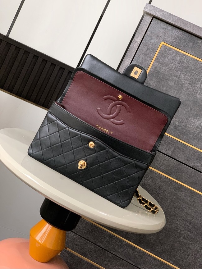 Chanel CLASSIC Original Leather 11.12 HANDBAG 1112 black