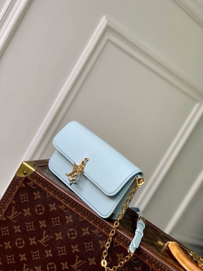 Louis Vuitton NEW Wallet On Chain LV Bloom M14581 Azur