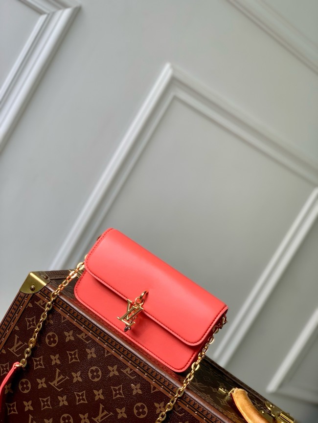 Louis Vuitton NEW Wallet On Chain LV Bloom M14581 Sweet Coral