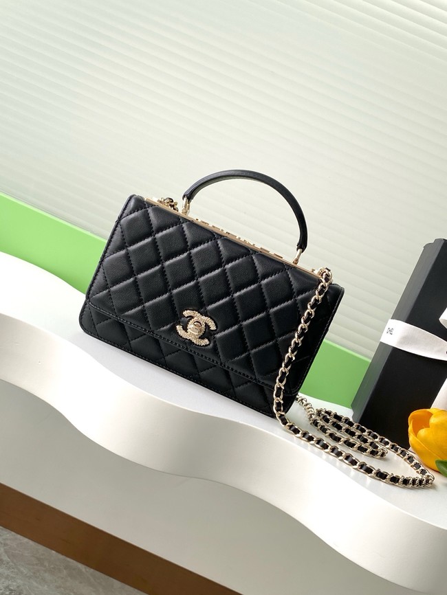 CHANEL Wallet On Chain AP4323 black