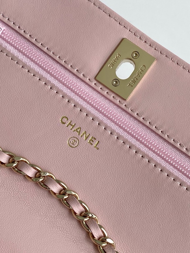CHANEL Wallet On Chain AP4323 pink