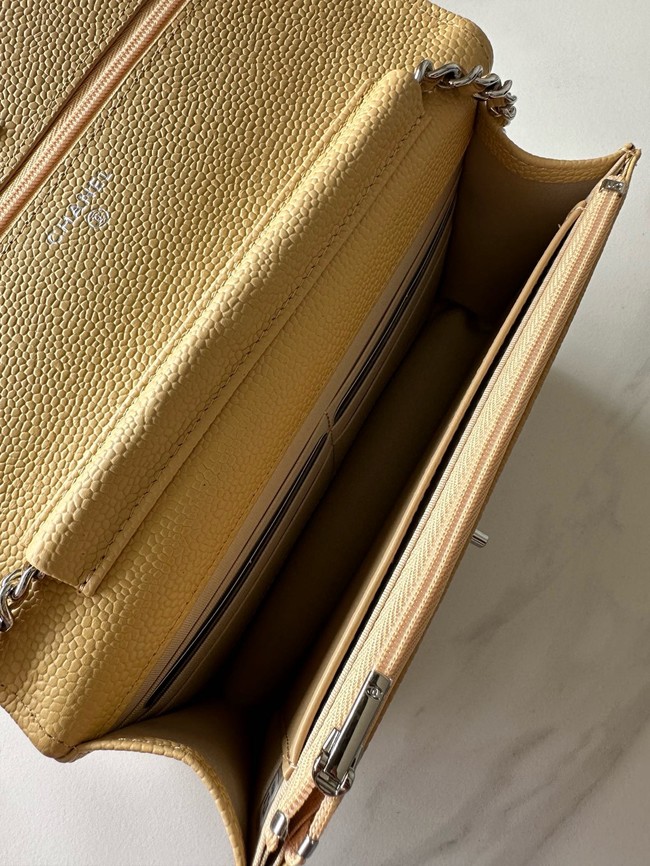 Chanel Classic Wallet On Chain Grained Calfskin AP4241-18