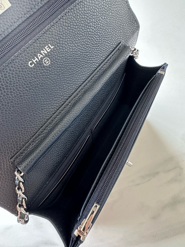 Chanel Classic Wallet On Chain Grained Calfskin AP4241-6