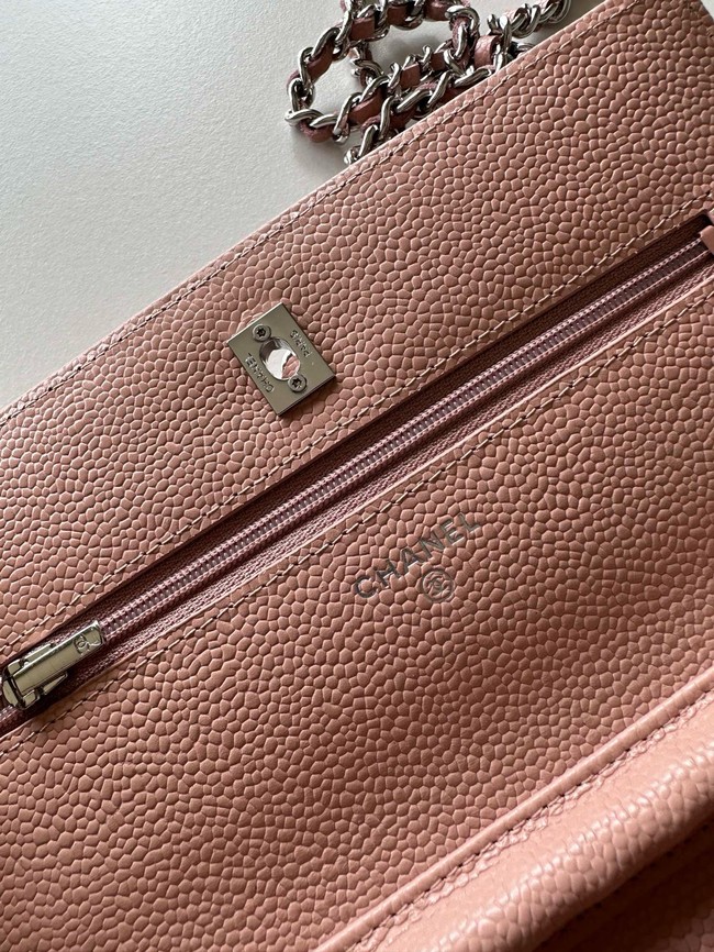 Chanel Classic Wallet On Chain Grained Calfskin AP4241-8