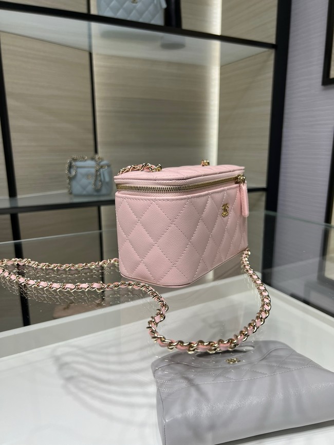 CHANEL Classic Small Vanity with Chain AP1341 pink
